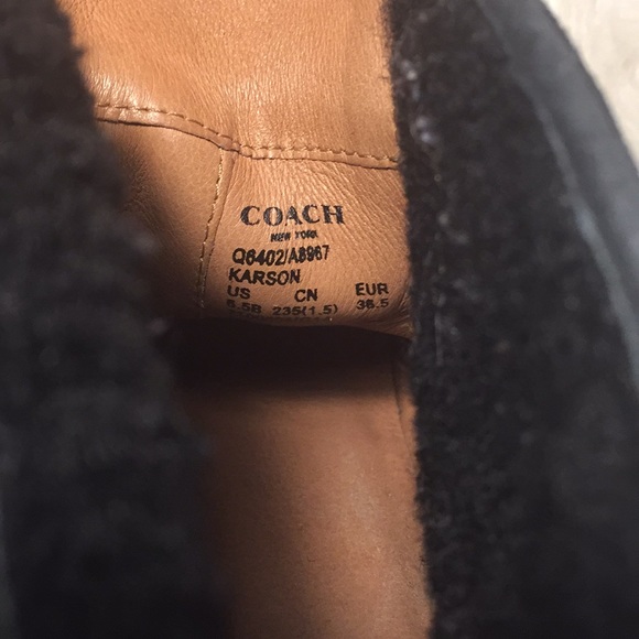 Coach karson suede lace up wedges - Picture 7 of 8